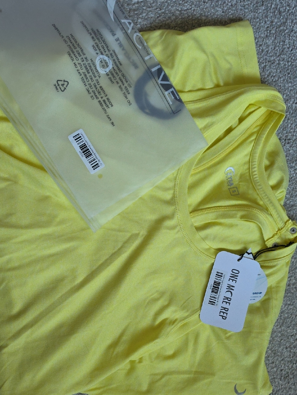 Zyia Lemon Laguna Romper-nwt-small